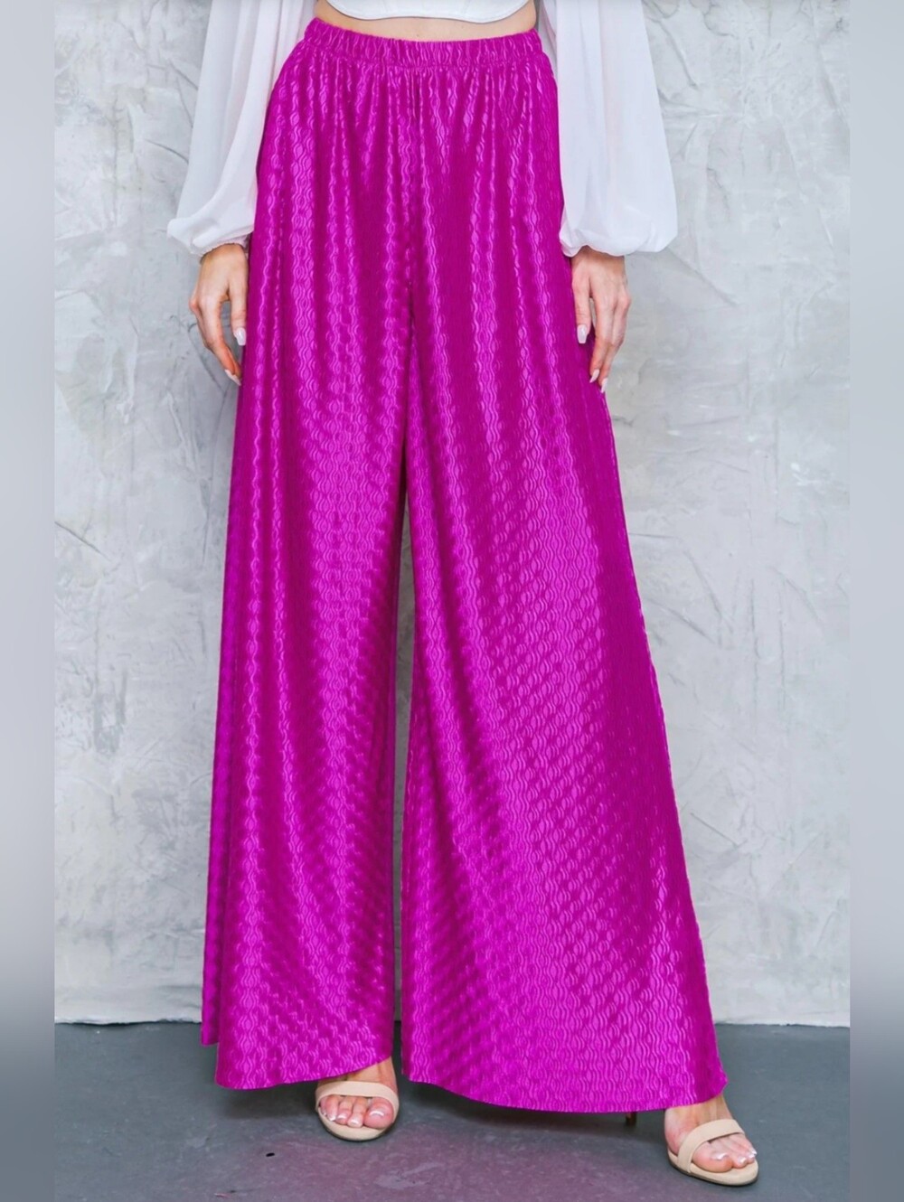 Flying Tomato Regal Romance Woven Pants Fuchsia Small